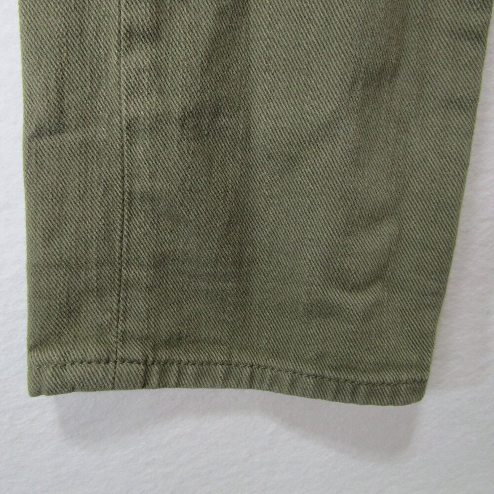 Gap Women’s Green Girlfriend Mid-rise Distressed Jeans, Size 27R - Picture 2 of 9
